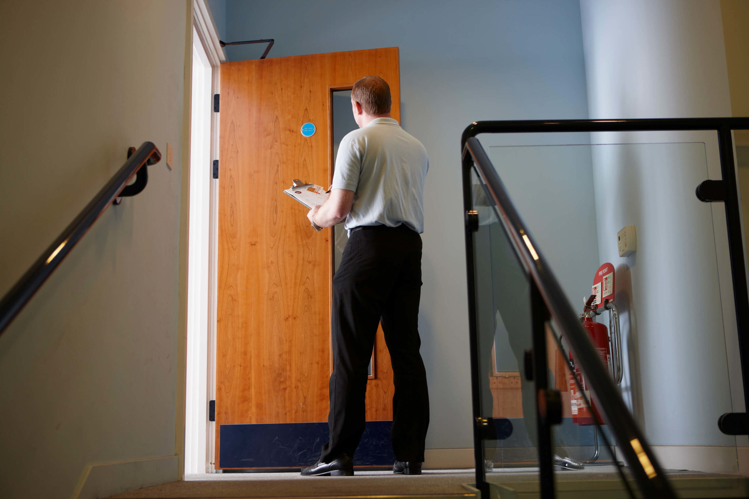 Fire door inspection