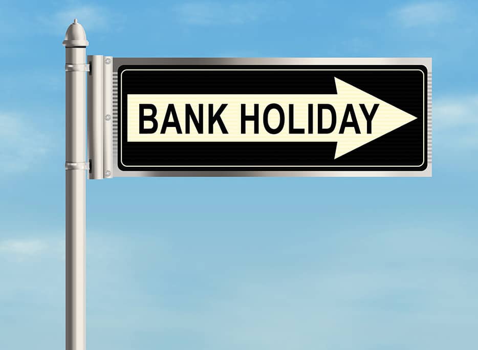 answering questions around staff working on a bank holiday