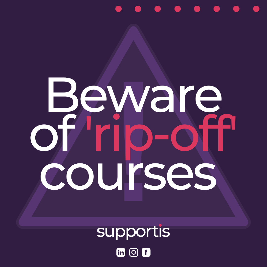 beware of rip off courses for your employees as it has been shown that many courses offered in the UK as CPD or further education for UK employees are not accredited and have been called scam courses by experts