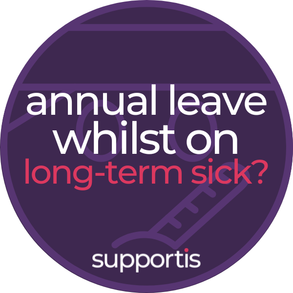 annual leave whilst on long-term sick
